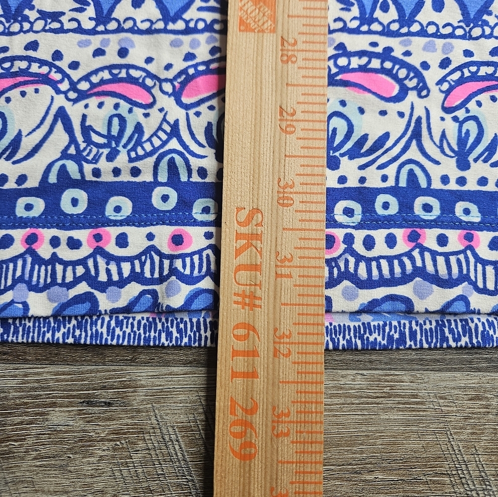 Lilly Pulitzer Sophie Dresw Blue Grotto Legga Sea Size XS Style 000655 - Picture 9 of 13